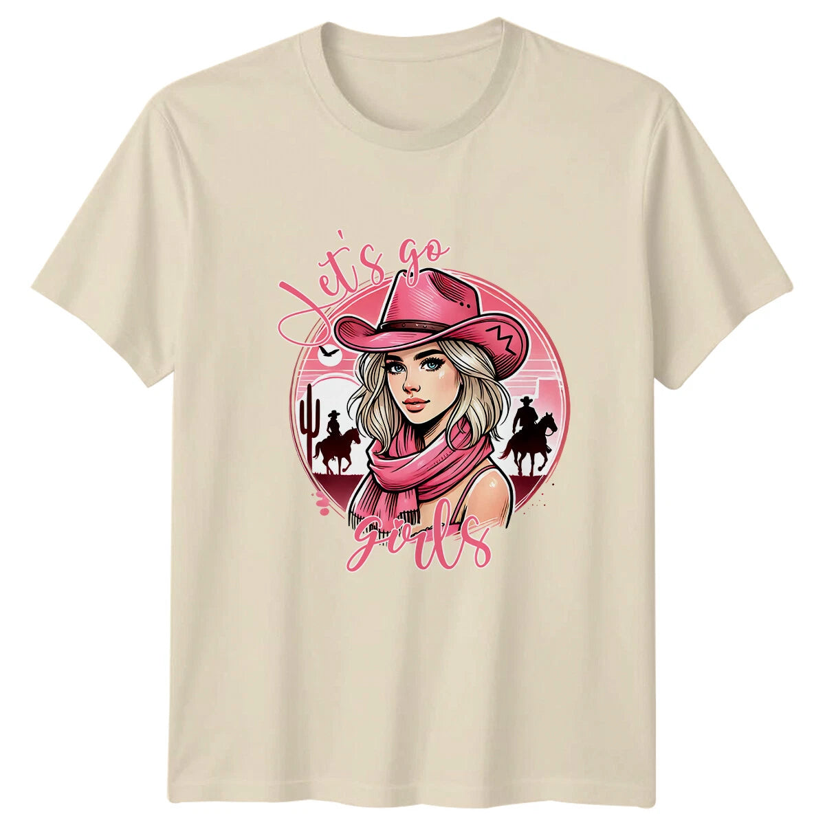 Lets Go Girls Cowboy T-Shirt, Western Cowgirl Graphic Tee