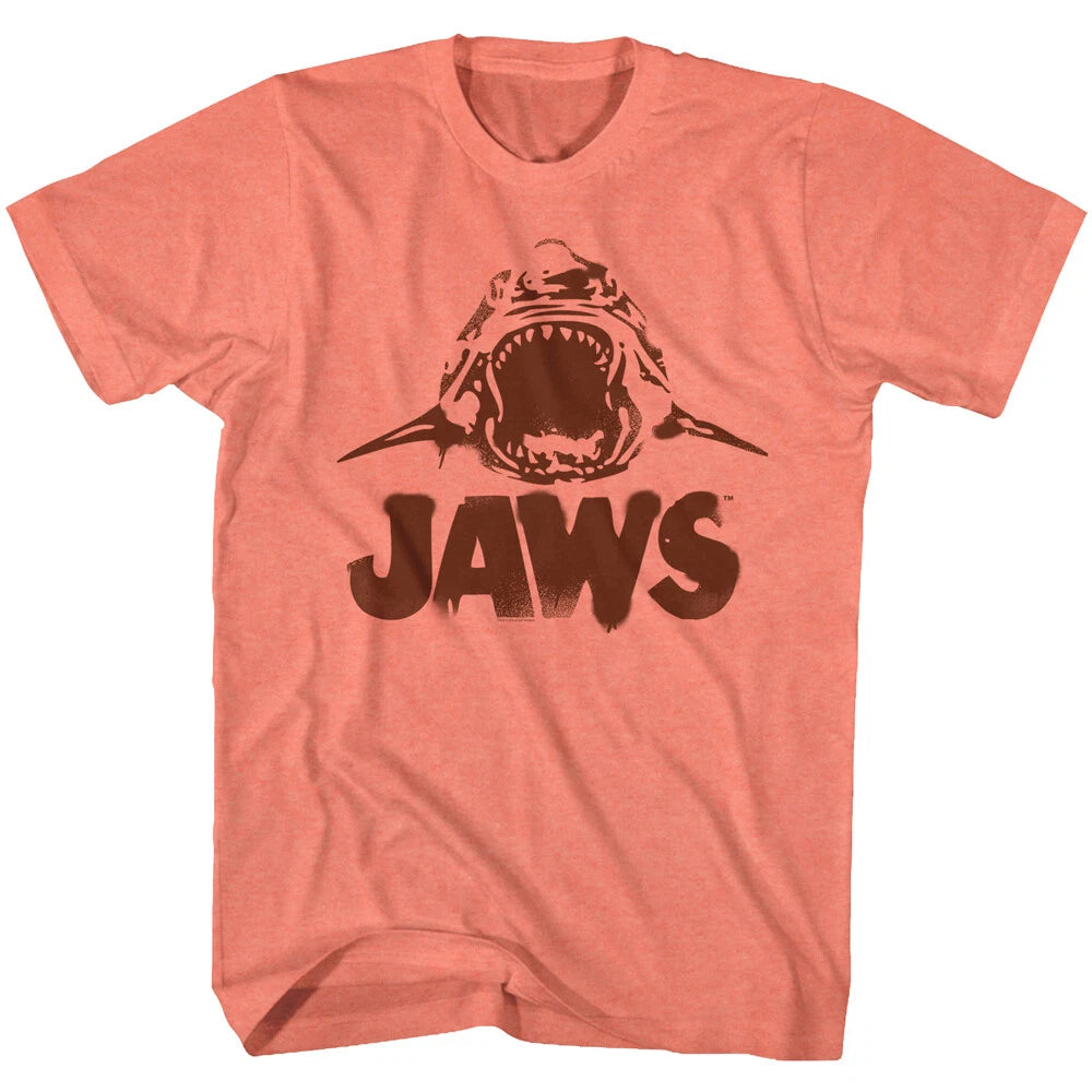 Jaws 70's Thriller Movie Amity Island Great White Swimming Men's T Shirt