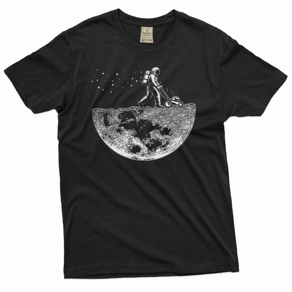 Space Tshirt Astronaut on the moon abstract art creative tee shirt birthday gift