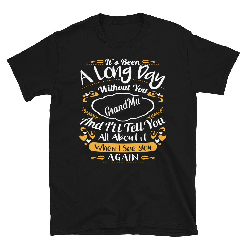 Grandma Grandson Funny Cute Grandma Mom Humor T-Shirt