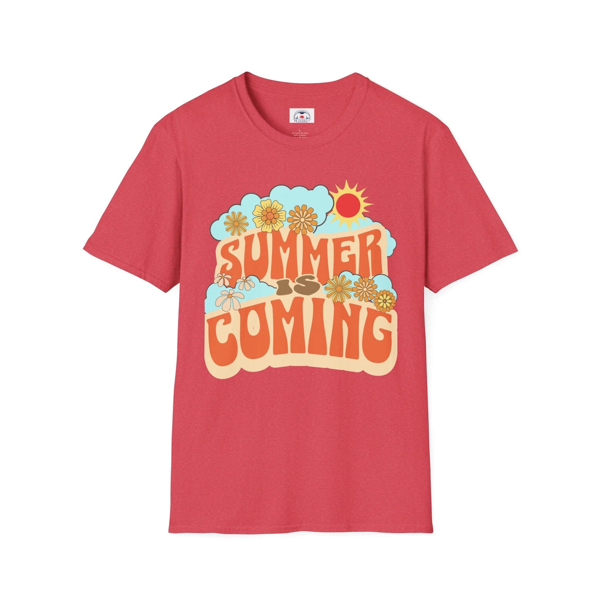 Retro Summer Vibes T-Shirt Creative Gift Casual Wear Vacation Shirt Beach Swim