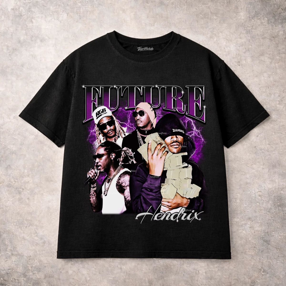 Future Hendrix Rapper Graphic T Shirt | Hip Hop Streetwear  Rap Tee Music Artist
