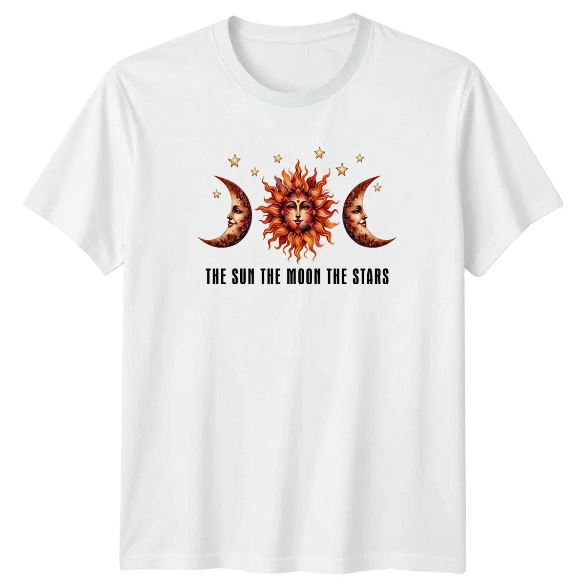 The Sun The Moon The Stars T-Shirt Bohemian Style Celestial Birthday Gift