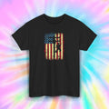 American Flag Lineman T-Shirt Patriotic Utility Worker USA Tee S-5XL