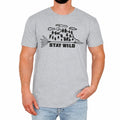 Stay Wild Mens T-Shirt Camping Adventure Vintage Wildlife Nature Lover Gift