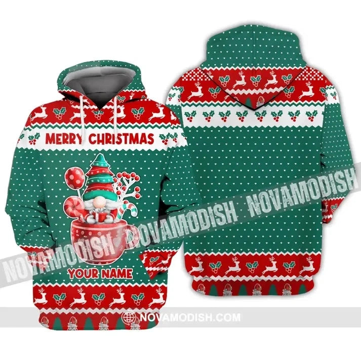 Gnome Christmas  Ugly Hoodie 3D .Christmas Hoodie, Shirt For Christmas HS1578
