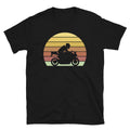 Retro Sunset Motorcycle Sports Bike Crotch Rocket Short-Sleeve Unisex T-Shirt