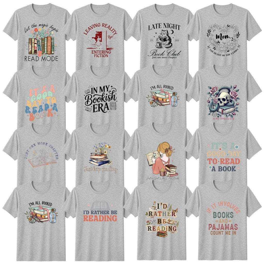 Boho Booktrovert T-Shirt Bookish Reading Book Lover Gift