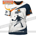 Custom Name Pickleball 3D T-Shirt for Pickleball Club, Pickleball Players HS956