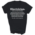Electrician Definition Graduation Graduate Unisex Shirt Gift