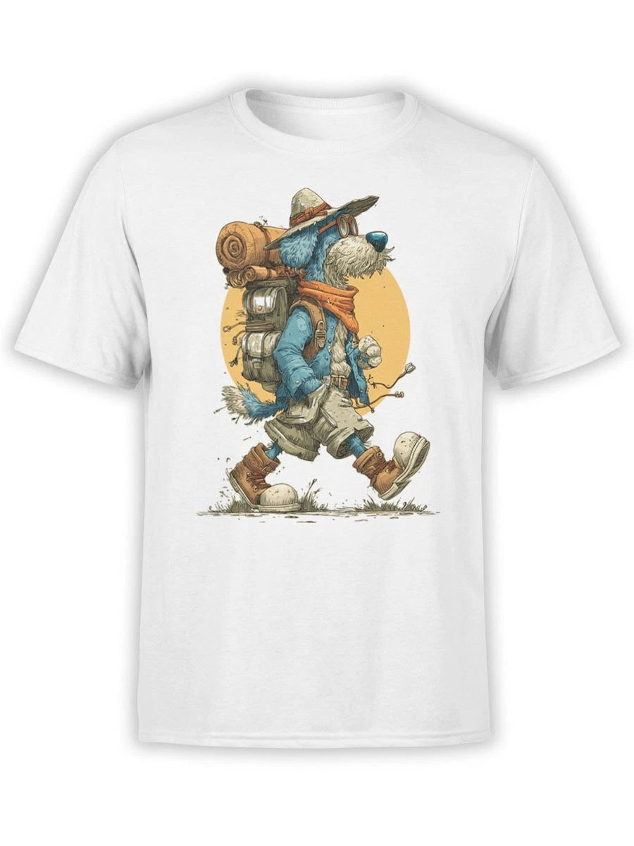 FANTUCCI Trail Hound T-Shirt | Funny Hiking Dog Tee | Unisex