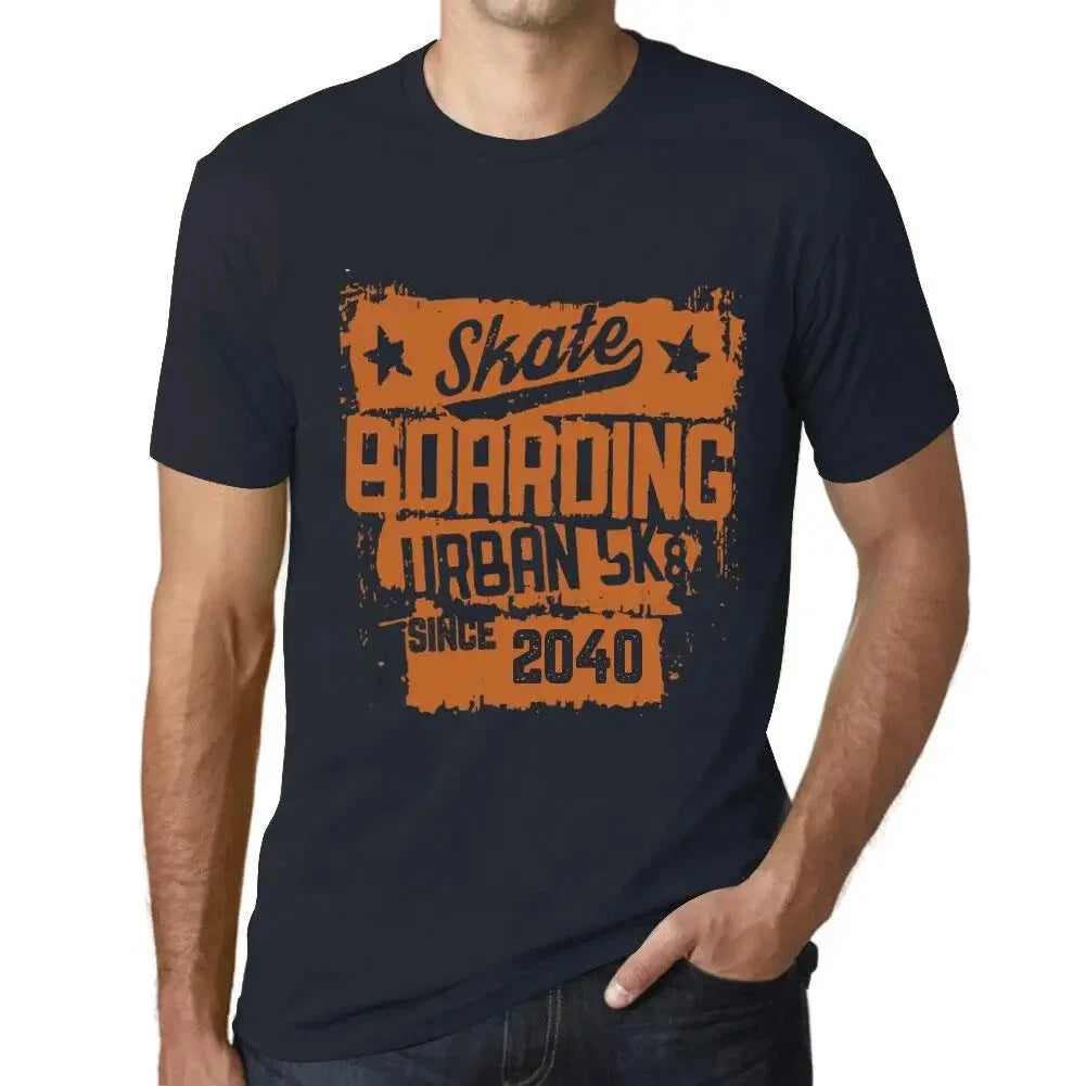 Men's Graphic T-Shirt Urban Skateboard Since 2040 - Urban Skateboard Since 2040