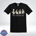 Just A String Cheese Mama Funny Goose Mom Life Cute Duck Graphic T-Shirt