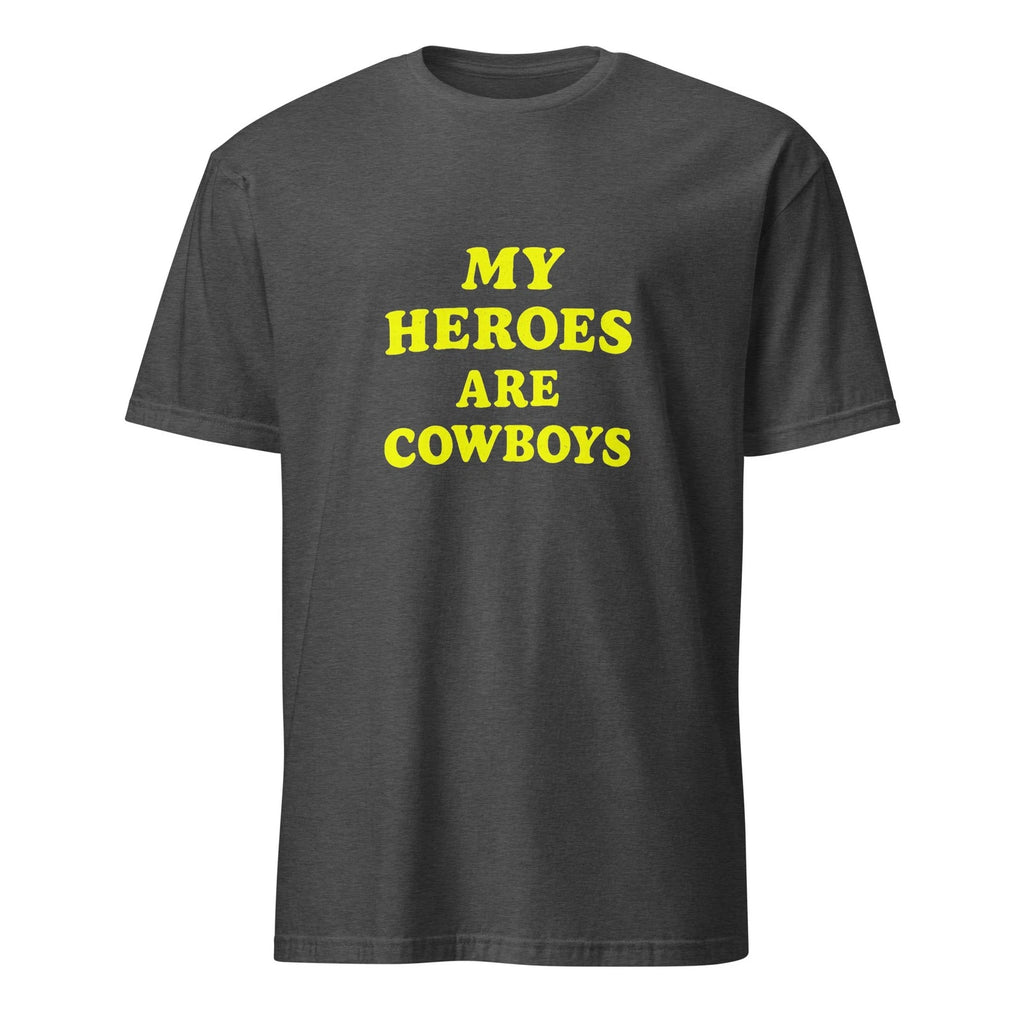 My Heroes Are Cowboys Western Rodeo Country Graphic T-Shirt