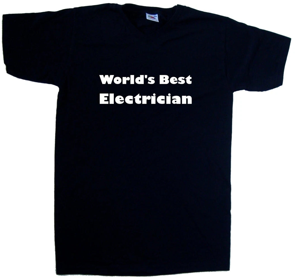 World's Best Electrician V-Neck T-Shirt