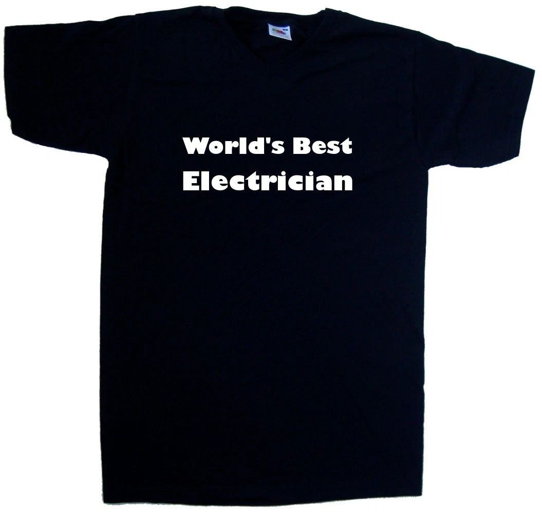 World's Best Electrician V-Neck T-Shirt