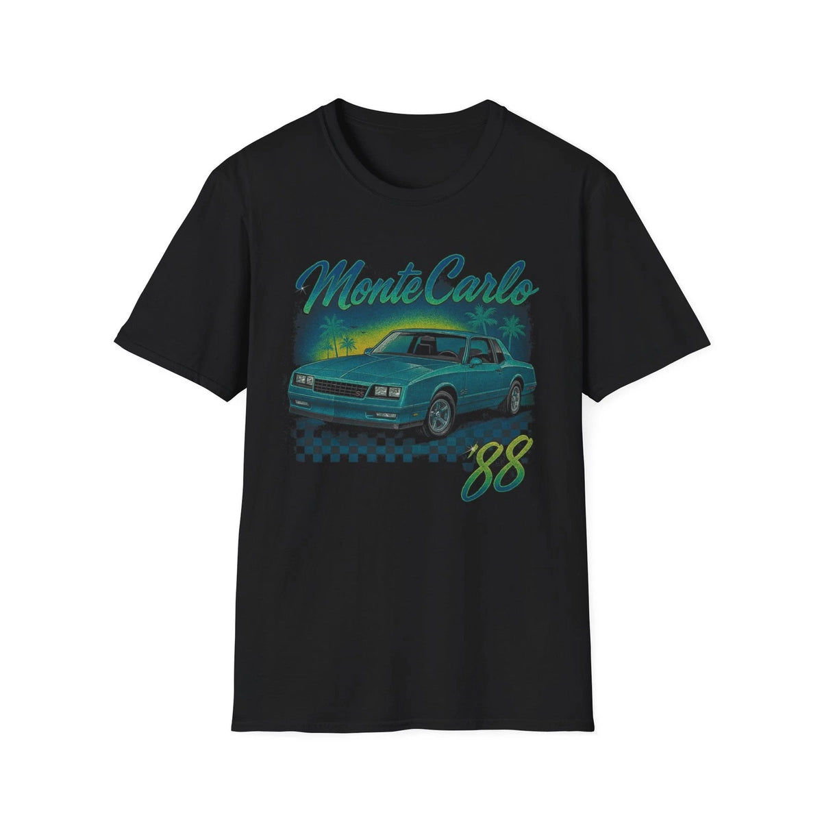 1988 Monte Carlo SS T-Shirt Classic Chevy Muscle Car Retro Street Style Tee