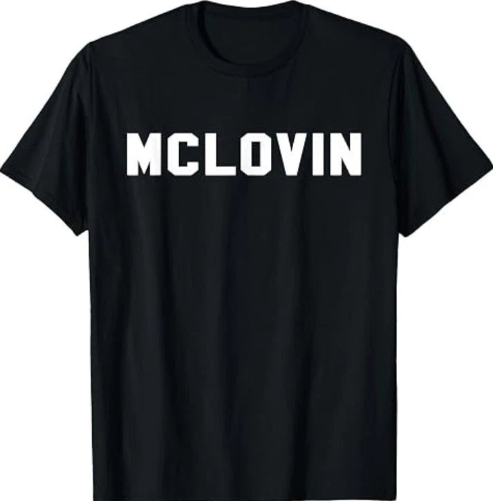 McLovin Novelty Humor Name Funny Movie T Shirt T-Shirt