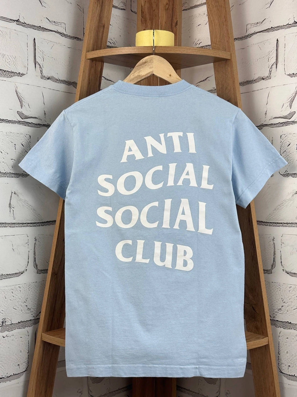 Anti Social Social Club T-Shirt ASSC Self Doubts Graphic Blue SZ S (US TAX PAID)