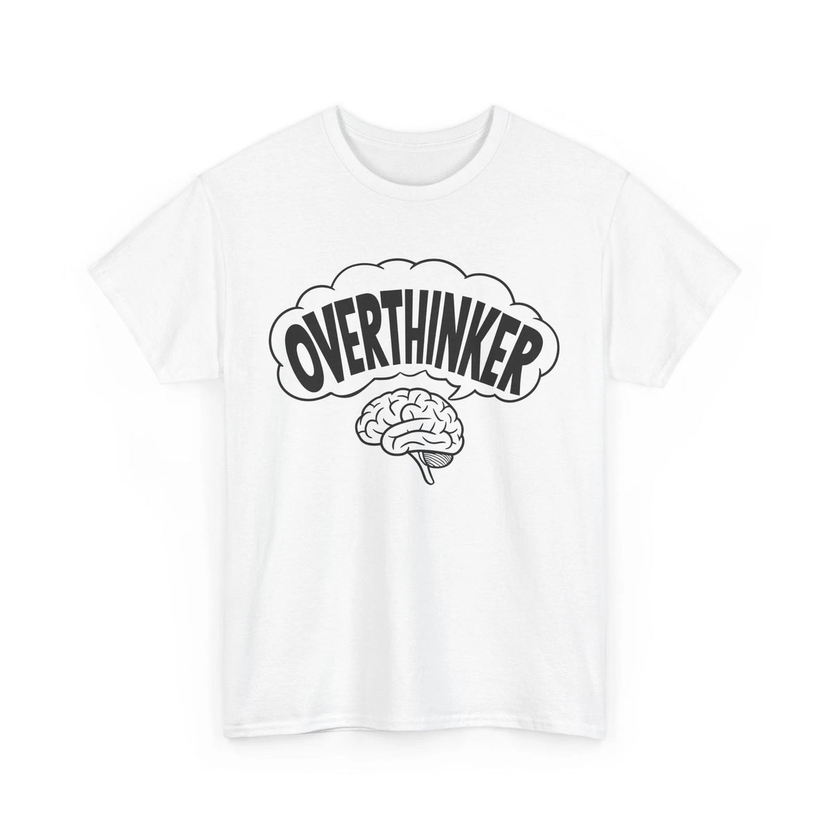 Funny Anxiety T-Shirt - Overthinker Funny Anxiety Brain Mind