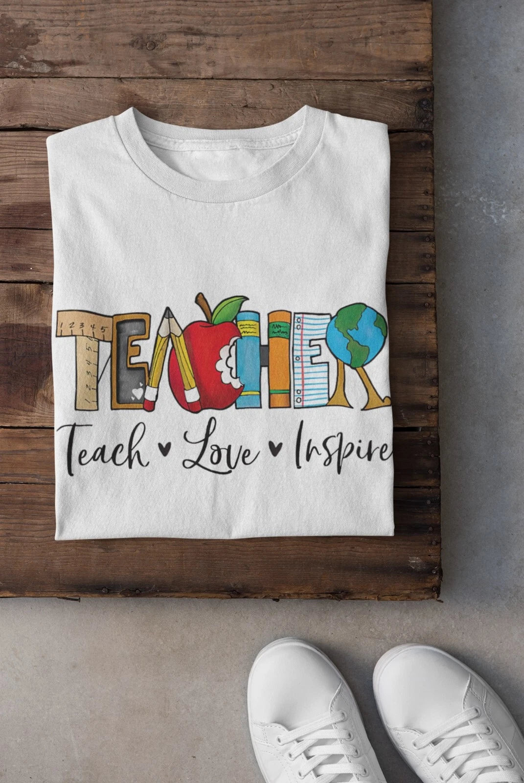 Teacher T-shirt. Perfect Teacher Gift, 100% Cotton Unisex Sizes