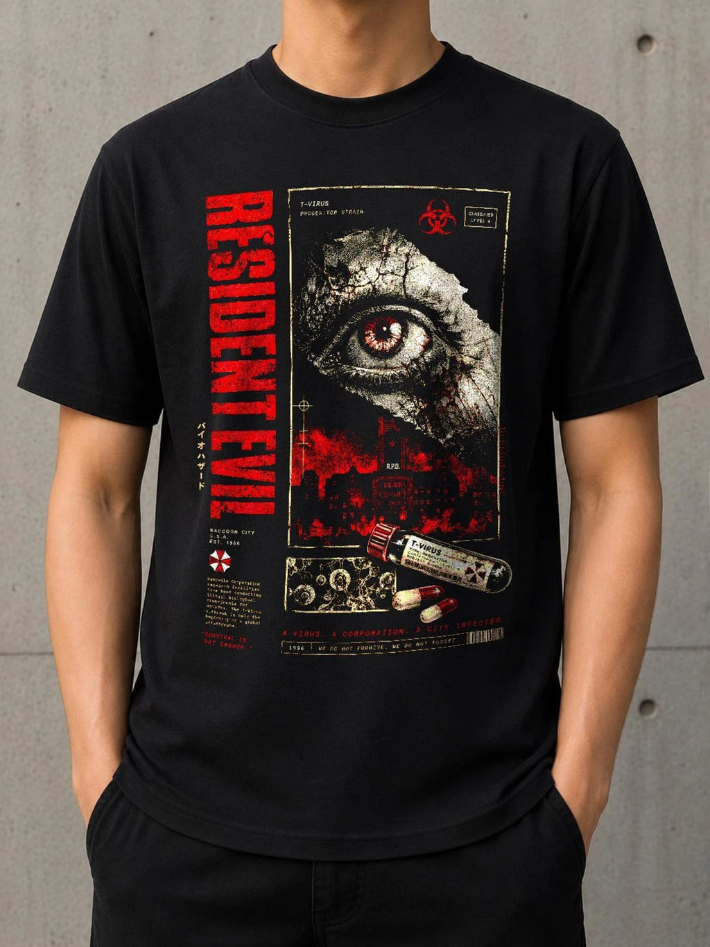 Resident Evil T Virus Raccoon City Shirt