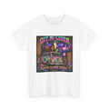 Get In Loser Hippie Van T-Shirt | Psychedelic Mushroom Space Art