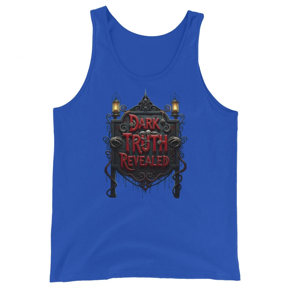 Dark Truth Revealed True Crime Tank Top Gothic Horror Sleeveless Shirt