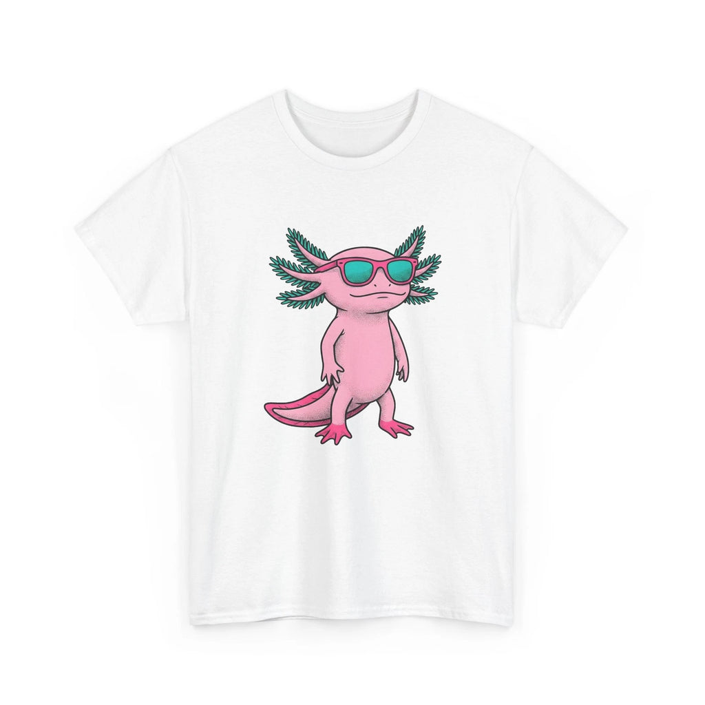 Axolotl Glasses Shirt Animals Satire Gift Women Animated Tee Axolotl Specs