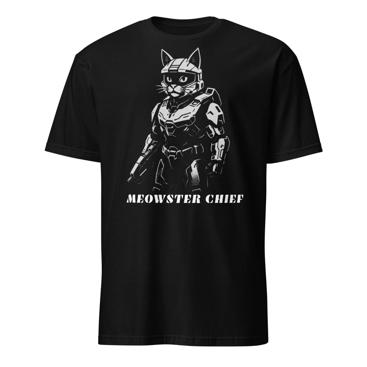 Meowster Chief Gamer Cat Shirt Funny Gaming Parody T-Shirt
