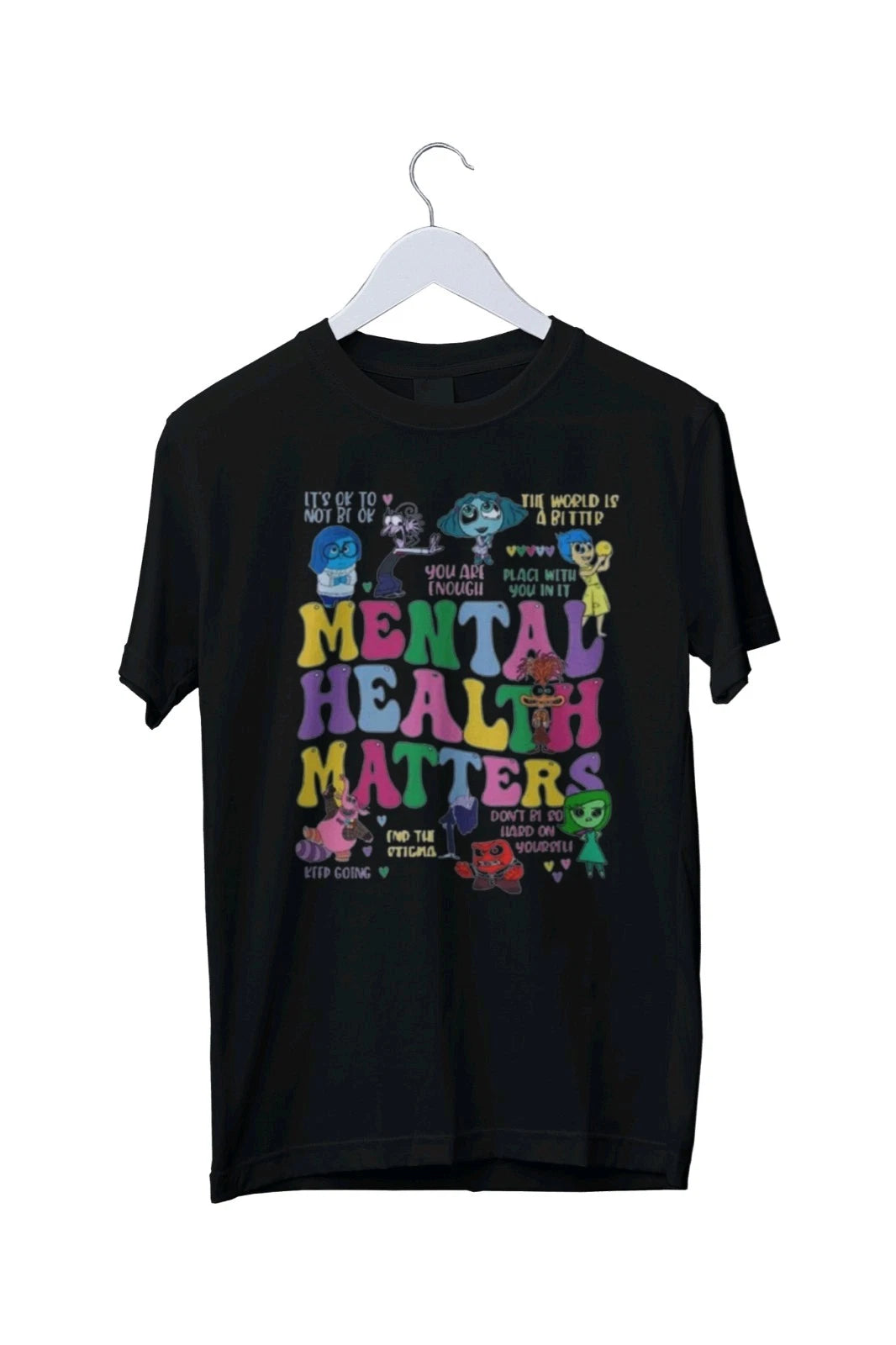 Mental health matters t-shirt tee top inside Graphic T-Shirt S M L XL 2 3 4 XL