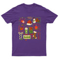 Merry And Bright Christmas T-Shirt Unisex Retro Seasonal Funny Xmas Santa -b