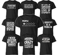 Funny Sarcastic Slogan Humour Meme Novelty Sarcasm Joke Unisex T-Shirts Top Tee