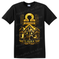Libra Egyptian Zodiac Sign Ankh Pyramids Astrology T Shirt Graphic Art Design