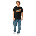 Retro Sunset Great Lakes Lake Ontario North America Unisex ribbed neck t-shirt