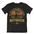 Rottweiler Dog T-Shirt Cute Gift Pet Lovers Best Friend Vintage Funny Cool Tee
