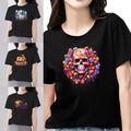 Unisex Mens Halloween T Shirts Women Spooky BOO Tops Scary Costume Ladies tshirt