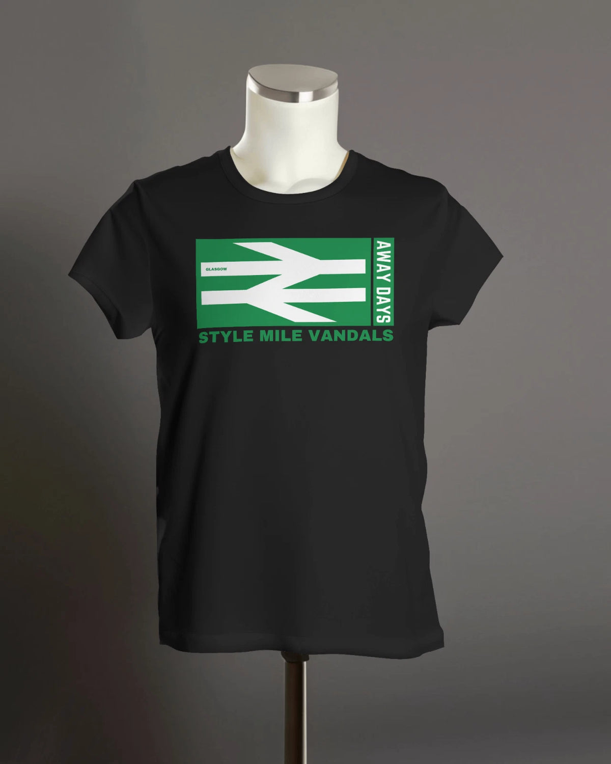 Celtic STYLE MILE VANDALS Away Days T-Shirt | Hooligan | Unisex Organic