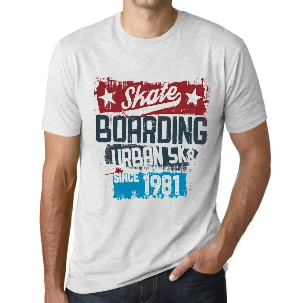 Men's Graphic T-Shirt Urban Skateboard Since 1981 - Urban Skateboard Since 1981