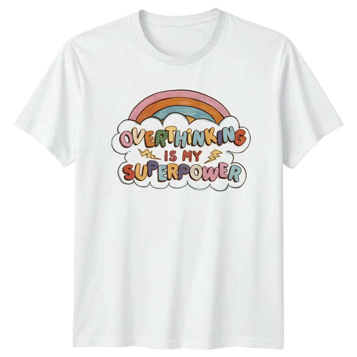 Overthinking Is My Superpower T-Shirt Anxiety Mental Health Birthday Gift