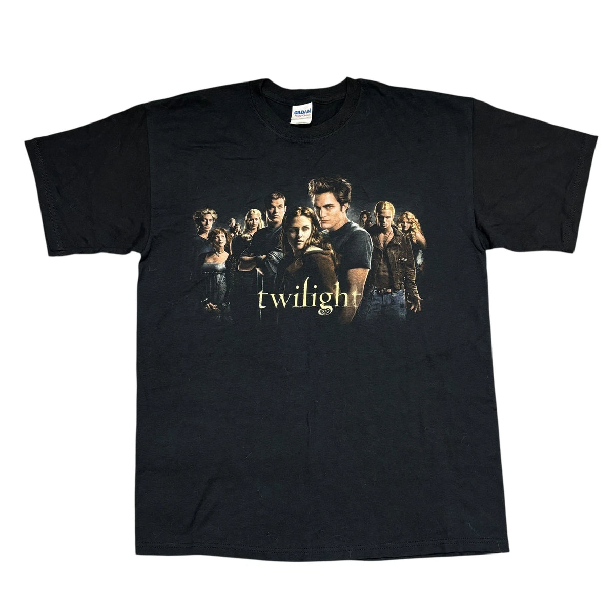 Vintage Twilight Movie Shirt Large Vampire Horror Promo Robert Pattinson Y2K Era