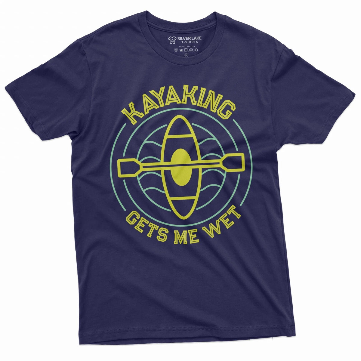 Kayaking funny Tee shirt Waters Sports Kayak Double meaning Gets me wet Tee