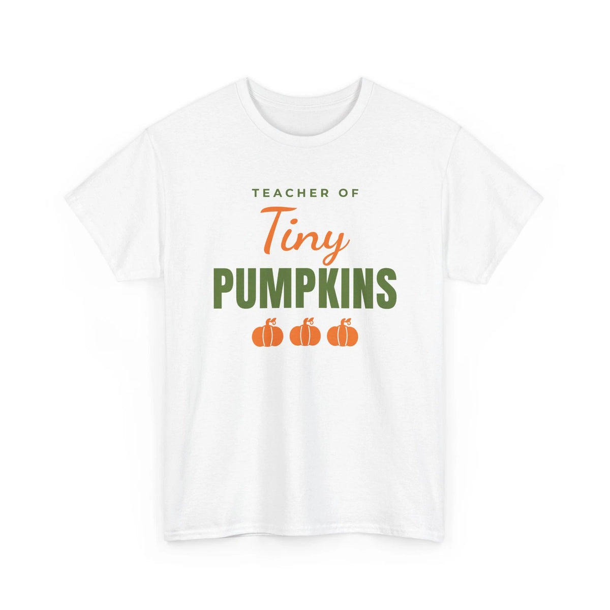 Teacher of Tiny Pumpkins Halloween Shirt Fall Spooky School Tee Unisex Gildan