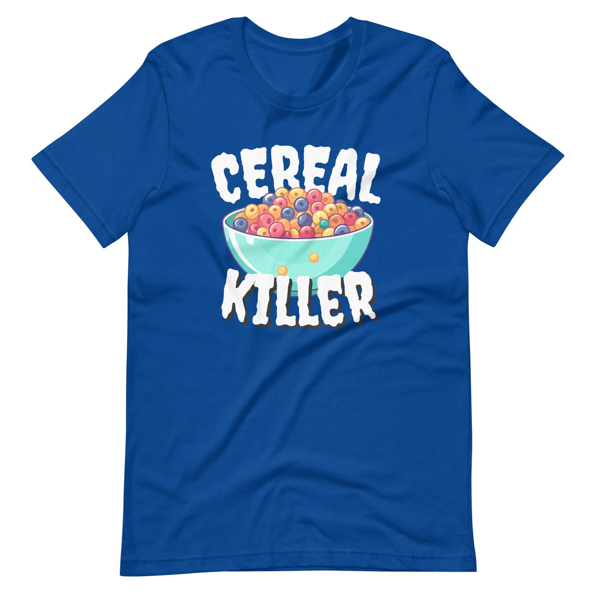 Cereal Killer True Crime Funny Halloween Humor Unisex t-shirt S-4X