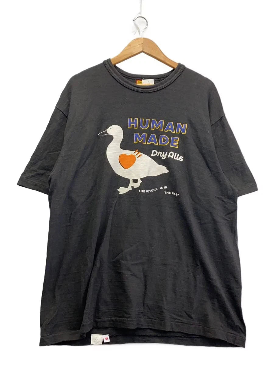 Duck Print/Dnu Aus/T shirt/3L/Cotton/Black// HUMAN MADE
