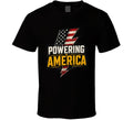 Powering America Electrician Usa Job T Shirt