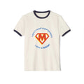 Super Mom Unisex Cotton Ringer T-Shirt, Mother's Day Gift, Mom Life Tee, Mom
