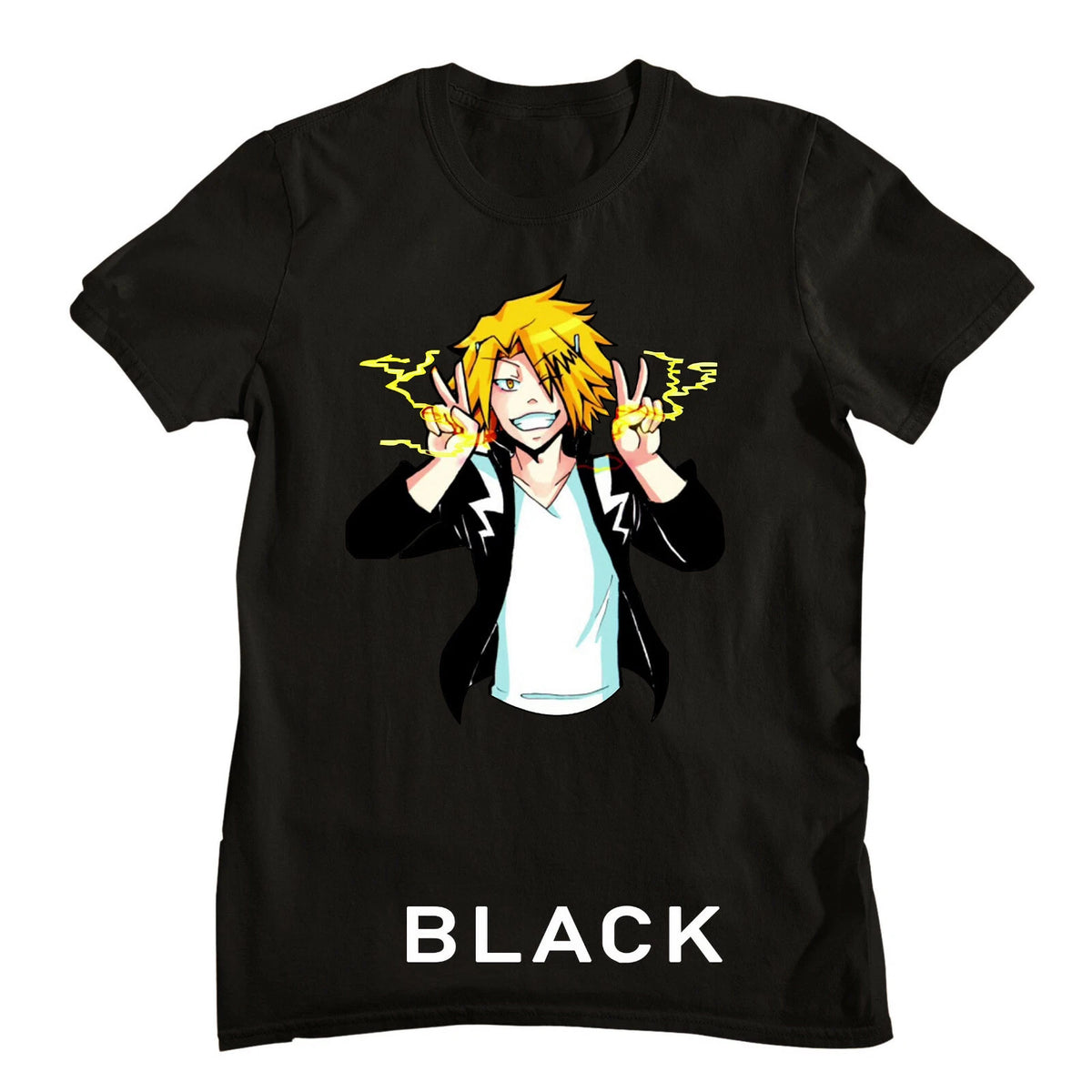 Denki Kaminari My Hero Academia anime manga bnh Art best anime mha new T-Shirt