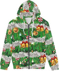 Ugly Christmas Zipper 3D Hoodie Xmas Long Sleeve HS1562