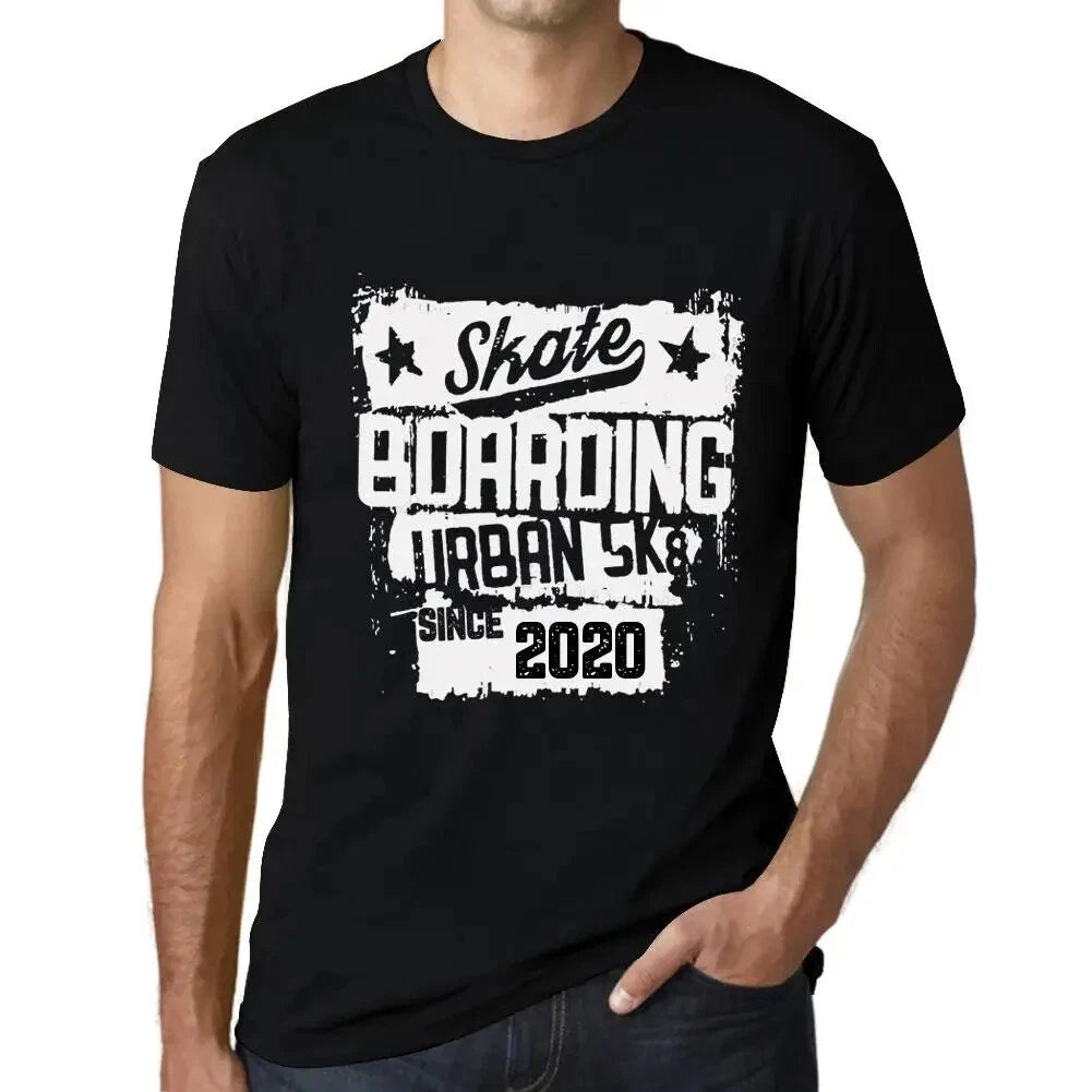 Mens Graphic T-Shirt Urban Skateboard Since 2020 - Urban Skateboard Since 2020
